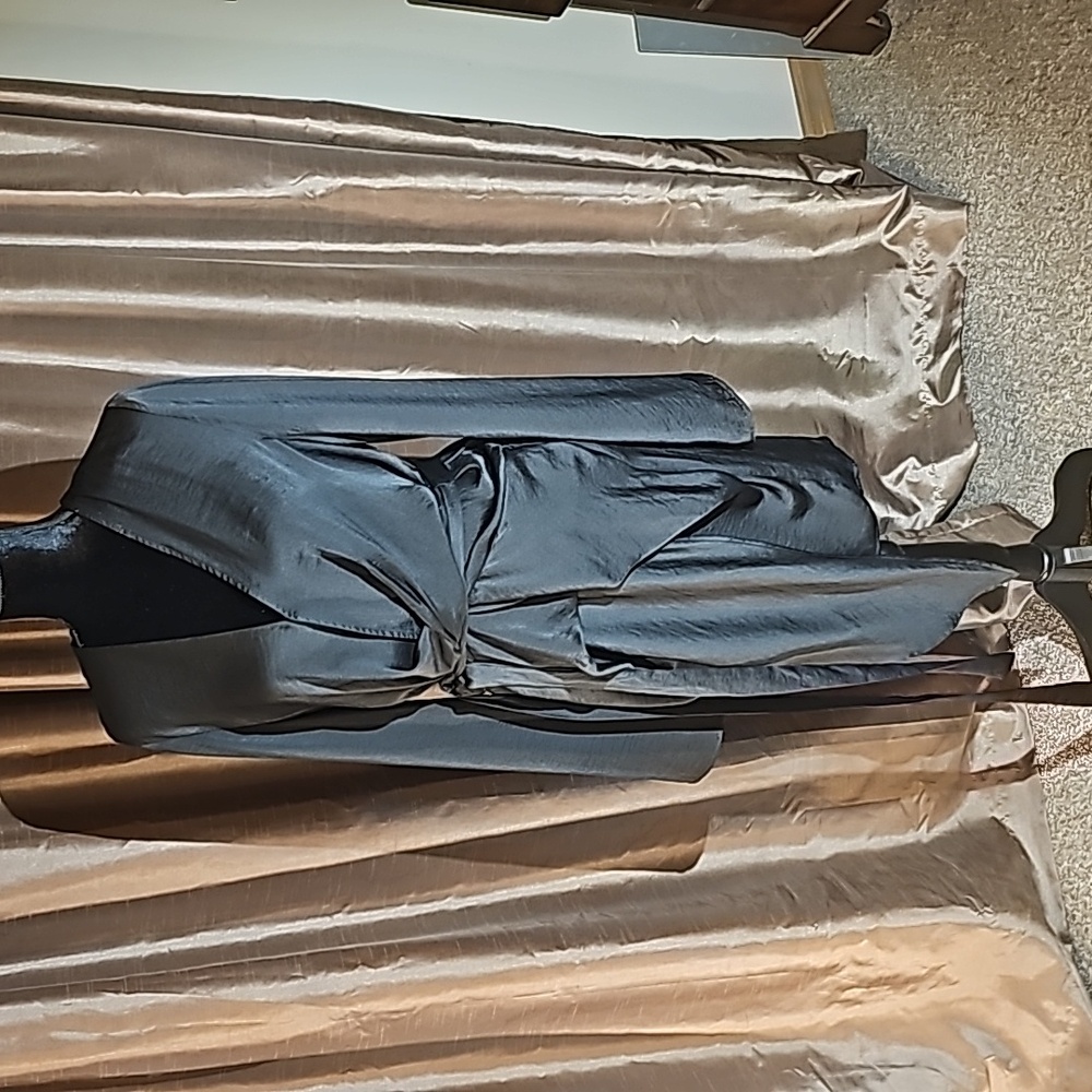 Black Silk like dress